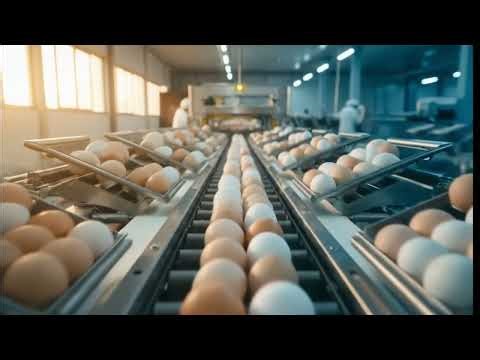 How Eggs Are Made in a Factory 🥚 | Step-by-Step Egg Processing