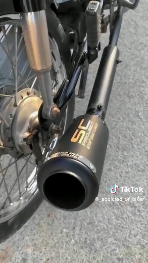 SC project exhaust sound for 125 cd70 #modified #cd70 #addictiedofbikers #growmy #account #trending #fyp