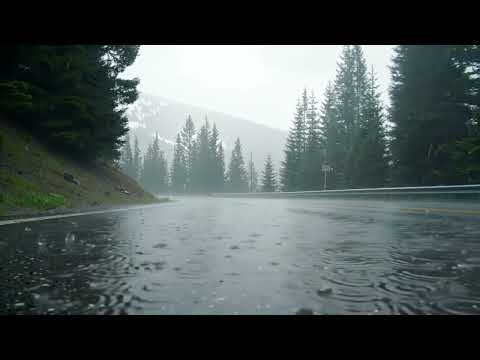 Lonely Rain Road — Peace in Solitude