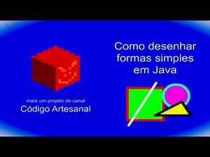 COMO DESENHAR SHAPES EM JAVA como desenhar círculos, linhas, retângulos e triângulos em Java