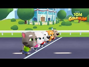 Talking Tom Gold Run Race - Tom, Angela, Hank, Ginger, Ben - New Update Full Screen Android Gameplay