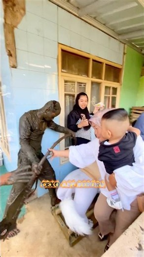 Cewe Hijabers Kena Kuda Lumping‼️Benjang Mekar Budaya