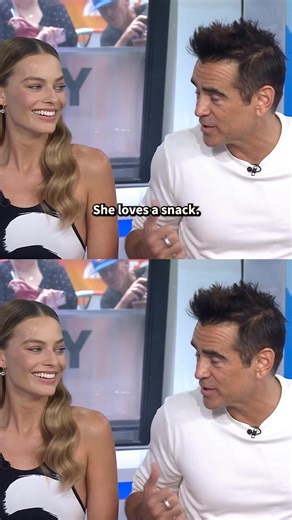 Colin Farrell made Margot Robbie a crisp sandwich (also called a chippy sandwich) every morning while the pair filmed their new movie "A Big, Bold, Beautiful Journey." Farrell's recipe? "Tayto (crisps), cheese, onion ... white cheap bread, butter." Robbie's reaction? "Heaven." | Today Show