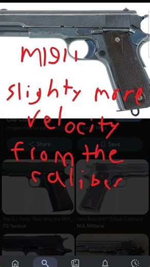 Schofield revolver vs M1911