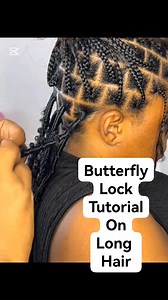 Butterfly lock tutorial #fypシ゚viralシfypシ゚ #followers #viralreelsシ #followersreels | Natty hair designs