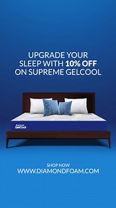 1.7K reactions · 37 shares | Meet the mattress that thinks ahead: Supreme GelCool! Re-engineered high recovery and high-density foam infused with cooling gel beads, crafted to keep you comfortably cool during those sweltering nights. ❄️ Shop in-stores or online and avail Flat 10% off on GelCool: diamondfoam.com ​​ #StayCoolWithGelCool​ #DiamondSupremeFoam #AaramKaHayNaam | Diamond Supreme Foam | Facebook
