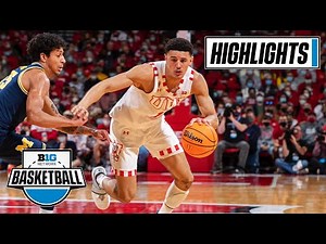 Michigan at Wisconsin | Extended Highlights | Big Ten Men's Basketball | Feb. 20, 2022