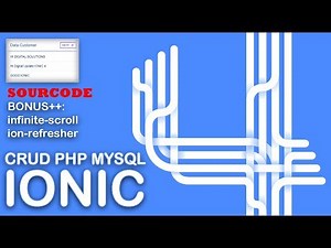 IONIC 4 CRUD LOGIN REGISTER PHP MYSQL - COMPLETE SOURCODE