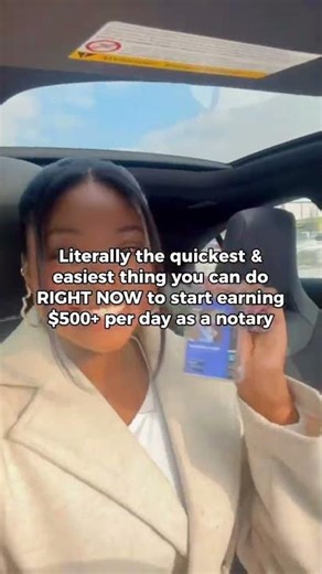 The quickest way to earn money as a notary