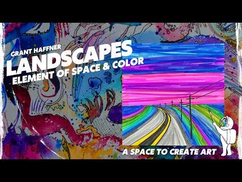 Grant Haffner Landscapes with Markers