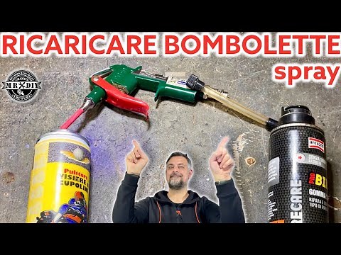 How to refill an empty spray can. Filling a DIY can, for free, easily