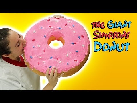 The World’s LARGEST Simpsons Donut 🍩