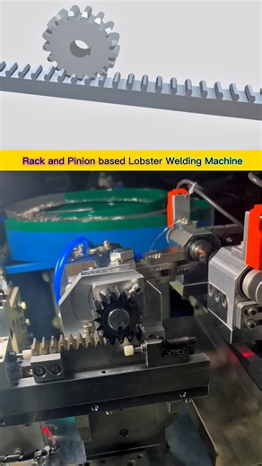 Rack and Pinion Lobster Welding Machine Mechanism Animation | Industrial Welding Automation System