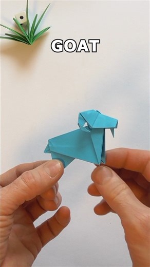 EASY GOAT ORIGAMI TUTORIAL | SIMPLE PAPER GOAT STEP BY STEP FOLDING INCLART