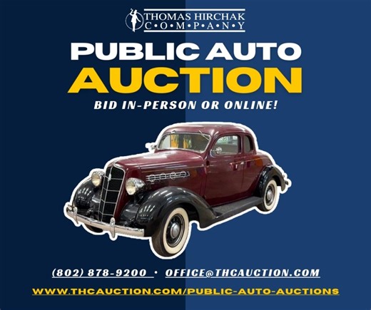 🚗✨ CLASSIC ALERT – 1935 PLYMOUTH HITTING THE AUCTION BLOCK! ✨🚗 Step back in time with this 1935 Plymouth, a true piece of American automotive history available in our Public Auto Auction! 🕰️🔥 Perfect for collectors, classic car enthusiasts, or restoration-minded buyers, this vintage Plymouth offers timeless style and unmistakable character — all at auction value. 📌 Vehicle Info: • 1935 Plymouth • VIN: 2874841 • Title Status: Delay 📅 Public Auto Auction: 🗓️ Saturday, January 10 🕢 Register