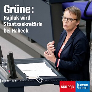 Hamburgs frühere Stadtentwicklungssenatorin Anja Hajduk bestätigte NDR 90,3, dass sie Staatssekretärin im Bundeswirtschaftsministerium wird. ___ https://www.ndr.de/nachrichten/hamburg/Gruene-Hajduk-wird-Staatssekretaerin-bei-Habeck,hajduk204.html ___ #grüne #anjahajduk #staatssekretärin #habeck #hamburg #ndr #ndr903 #ndrhamburg #hamburgjournal | NDR Hamburg