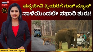 Karnataka Wild Safari | ಸಫಾರಿ ಪುನಾರಂಭಕ್ಕೆ ಹಸಿರು ನಿಶಾನೆ ತೋರಿಸಿದ ಈಶ್ವರ್ ಖಂಡ್ರೆ! | 4K | N18V #safari #wildsafari #karnatakawildlife | News18 Kannada