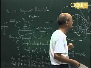 Lec27 複變函數論 第七章 Residues and Poles (3/3)