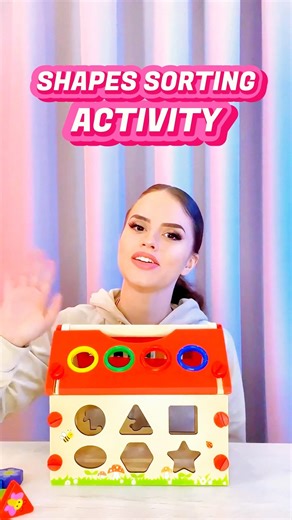 Shapes Sorting Game for Toddlers | Educational Activities for Toddlers #shorts