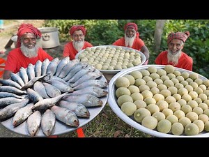 Wood Apple & Hilsa Fish Cooking by Grandpa - Delicious Village Food for Old Age Special People