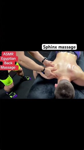 ASMR back massage