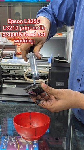 Epson L3250 L3210 print node properly head not working#epson #services #printersupportsoftware