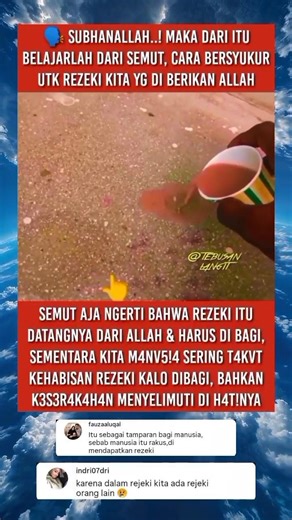 belajarlah dr semut cara bersyukur #trending #fyp