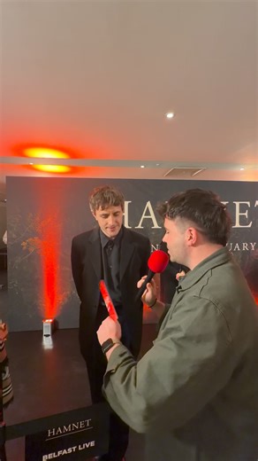 Justin was at the Irish premiere of Hamnet catching up with the cast, writer and director of the movie ahead of its release in January | Belfast Live
