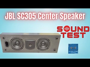 JBL SC305 Center Speaker Sound Test