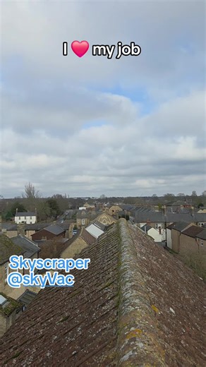 I love my job Roof top in the town centre. Roof cleaning Roof scraping Moss removal #roofscrape #mossremoval #roofclean #exteriorcleaningandrepairservices #fyp