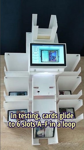 MTG cards sorted automatically? Meet the GlideSorter prototype [early hardware test].
