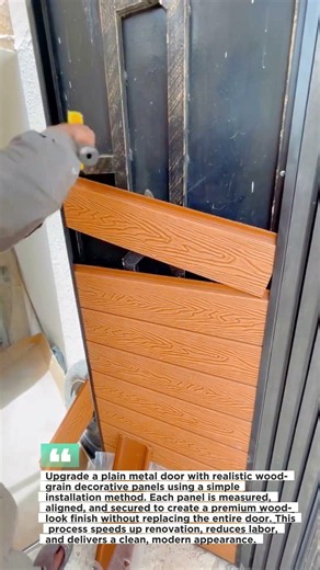 Watch Genius Door Makeover Hack That Saves Time!