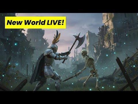 LIVE NOW 🔴 Leveling & Grinding in NEW WORLD | Expansion Prep Stream | MMORPG Gameplay 2025