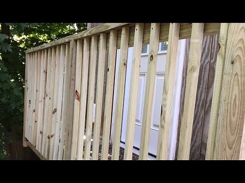 How to build Deck railing, Quick & Easy