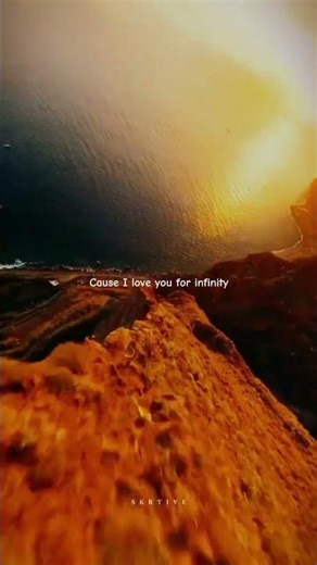 Cause I Love You For Infinity - Jaymes Young | Lyrics | Slowed | Sped Up | Aesthetic Status| #shorts