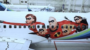 84K views · 1.4K reactions | Take off to an Incredible adventure on board Alaska Air's #Incredibles2 plane, jet-setting Sunday. ✈️ Incredibles 2 is in theatres June 15! | Pixar | Facebook