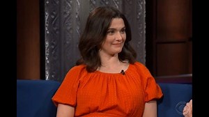 Rachel Weisz Makes Baby News On The Late Show