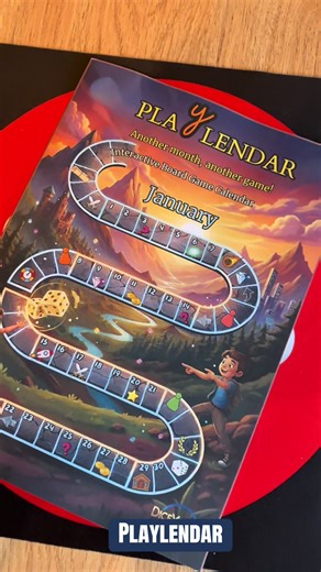 Playlendar is available now! A unique board game calendar experience #BoardGames #BoardGamesOfTikTok #calendar #Tabletopduo