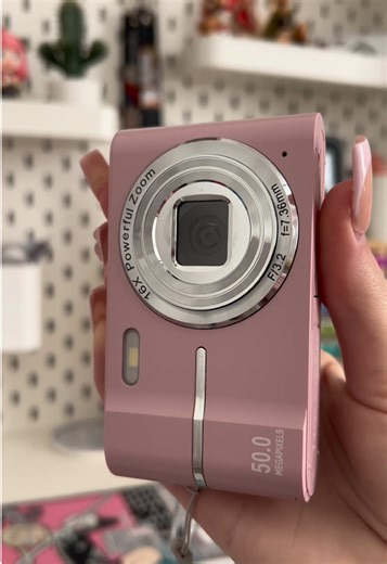 Affordable Pink Digital Camera for Aesthetic Photoshoots