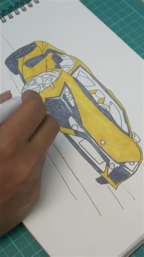 Watch This Lamborghini Come To Life On Paper!