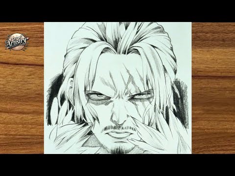 How To Draw Shanks Divine Departure | Step By Step | One Piece