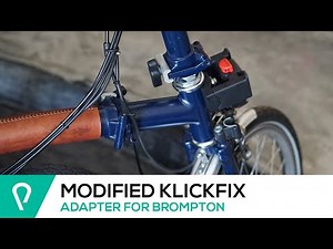 QR036 MODIFIED KLICKFIX ADAPTER FOR BROMPTON HEAD TUBE