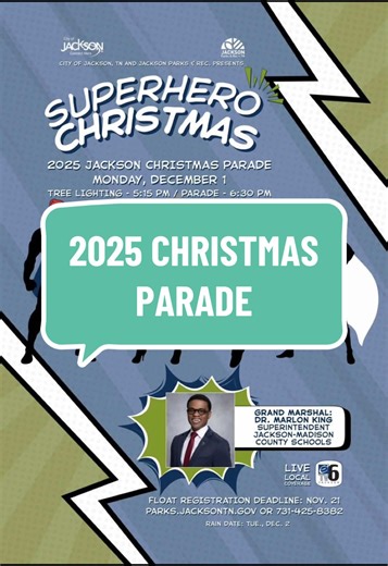 2025 Jackson, TN Christmas Parade Announcement