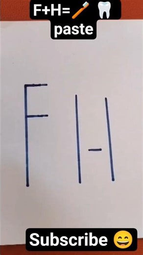 how to draw toothbrush 🪥🪥 and paste with FH # shorts