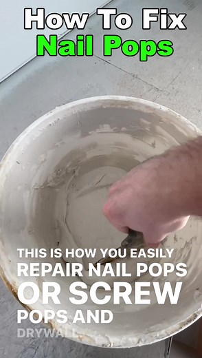 92K views · 955 reactions | How to fix nail pops! #diy #construction #tools #howto #home #homeimprovement | The Excellent Laborer | Facebook