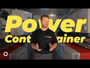 Off-Grid Europe Power Container with 120kwh lithium storage