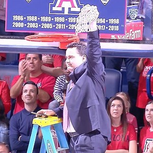 59K views · 1.7K reactions | CUT  THOSE  NETS  Arizona Athletics celebrates its fourth #Pac12Hoops regular-season team title in five years. Now on to the madness. | Pac-12 Conference | Facebook