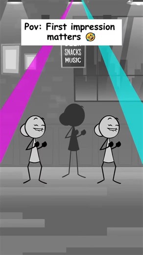 meme animator | First impression is the last impression [ impression, first impression, funny, laugh, meme, roast, animation, 2d, stickman, viral,... | Instagram