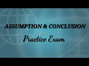 ASSUMPTION AND CONCLUSION| CSC PRACTICE EXAM| PART II✔️