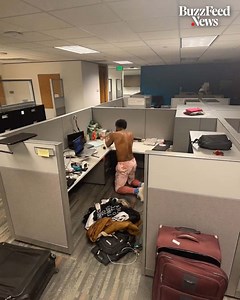 This guy moved into his office cubicle without telling his bosses 😮 | Tasty Home